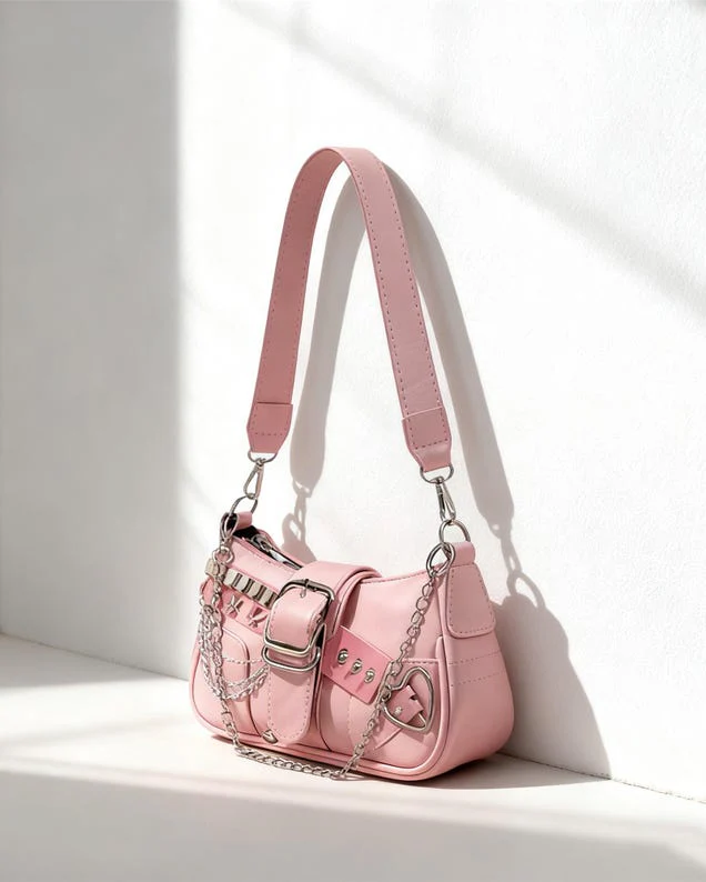 Baguette with Studded Stars and Chain - Image 12