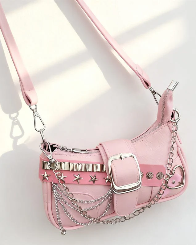 Baguette with Studded Stars and Chain - Image 14