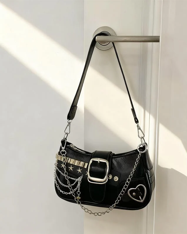 Baguette with Studded Stars and Chain - Image 8