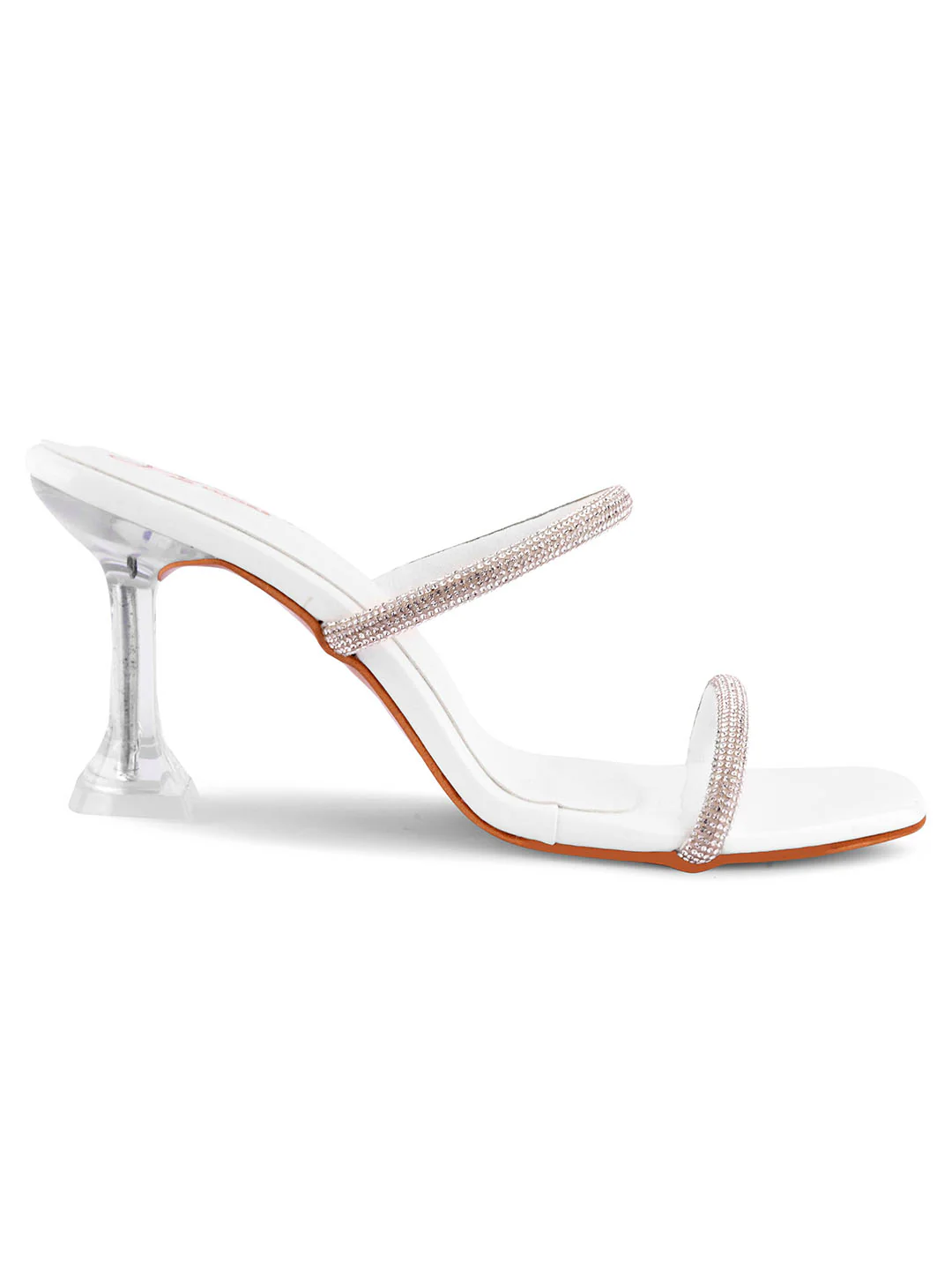 Embellished Slip-On Kitten Heeled Sandals - Image 5