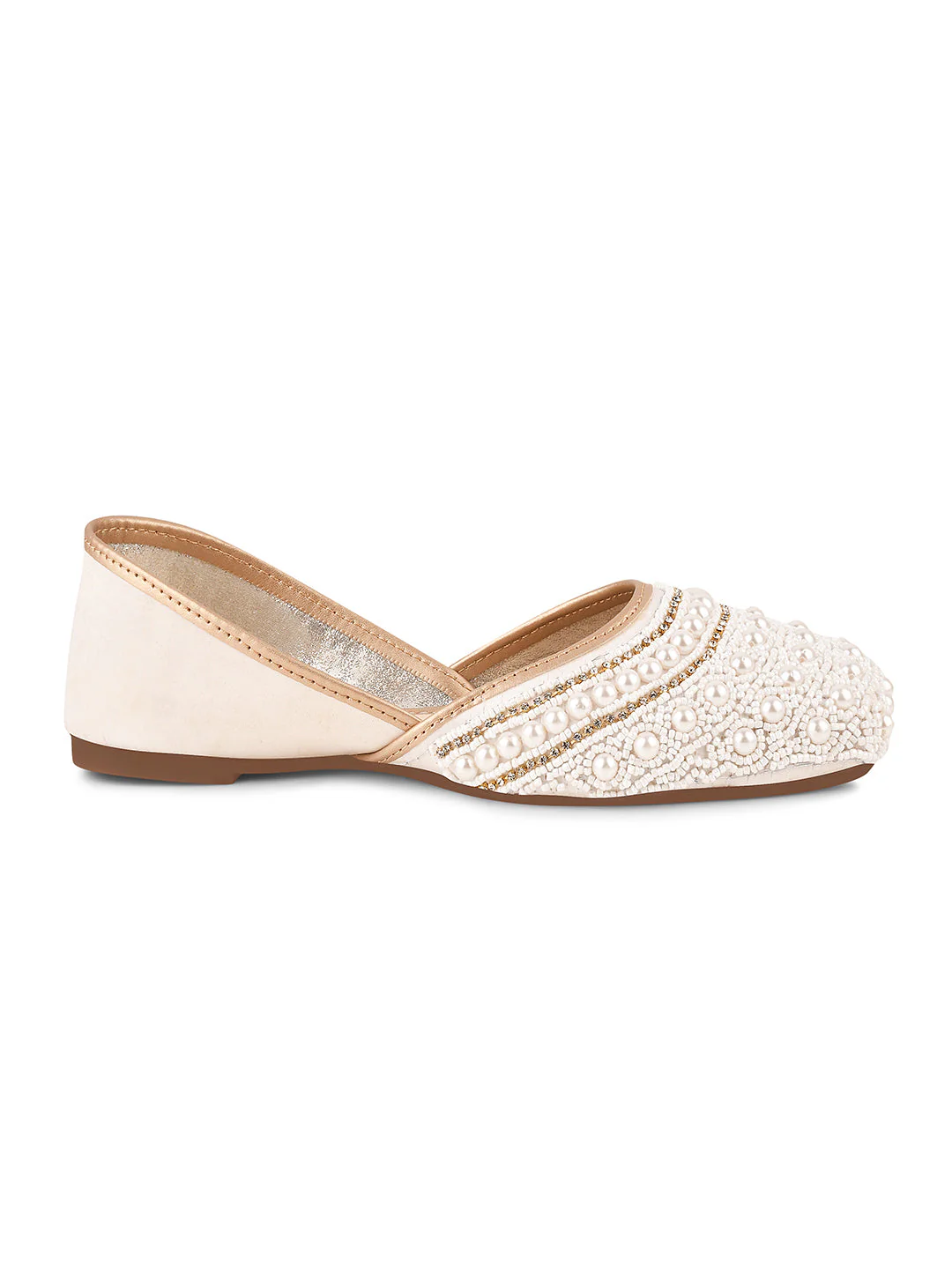 Ethnic Embellished Square Toe Jutti - Image 16