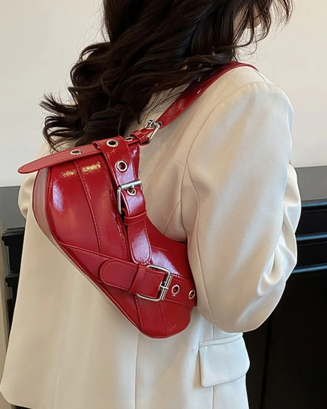 Moto-Chic Shoulder Bag - Image 3
