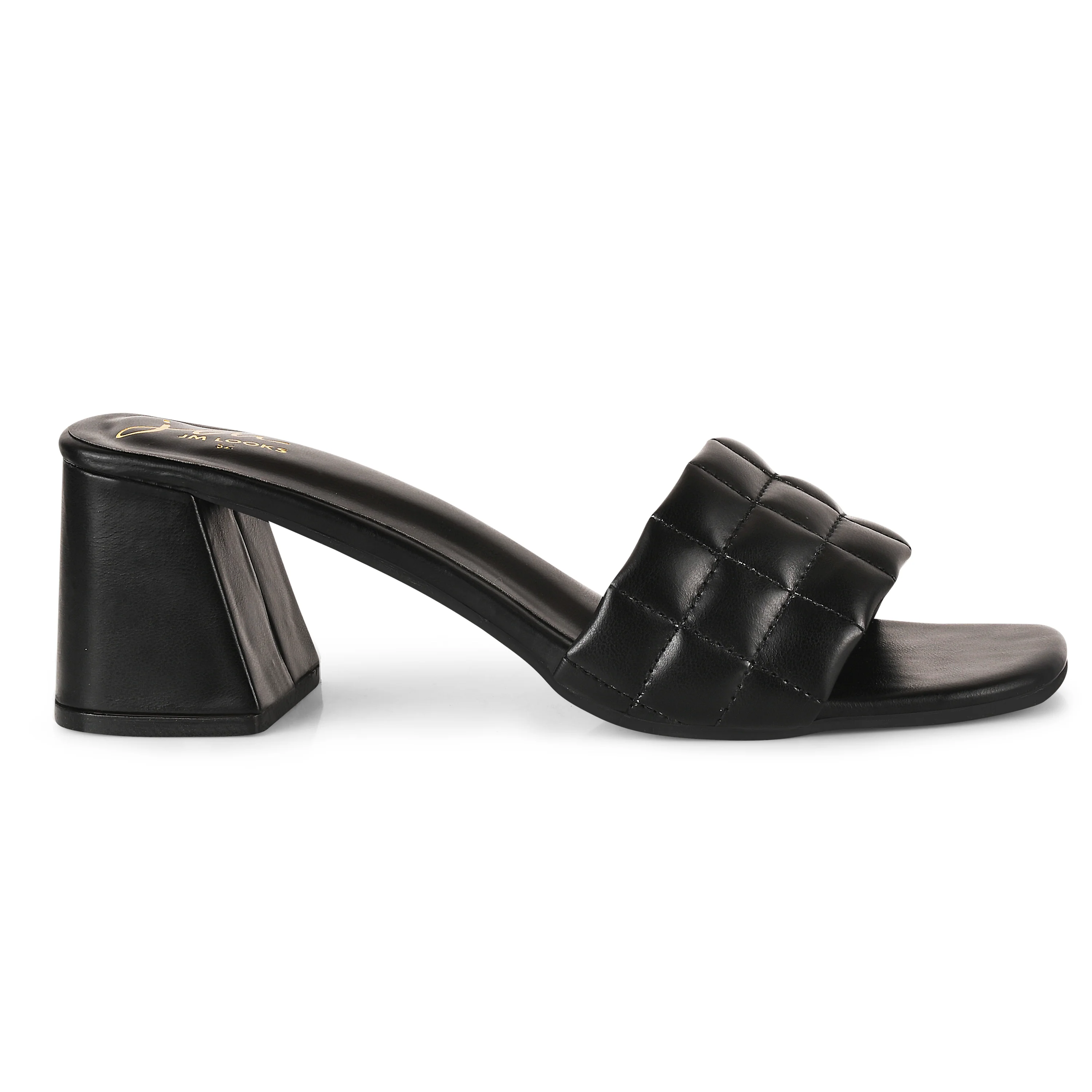 Open-Toe Chunky Heels Sandals - Image 5